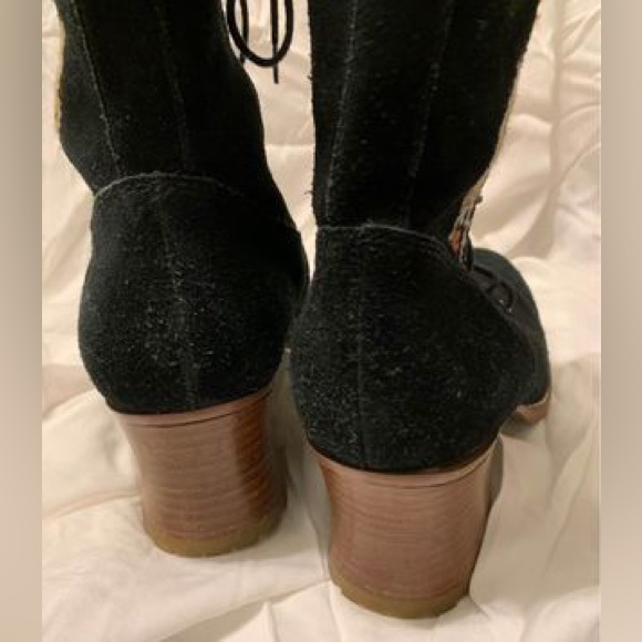 Boho suede ladies sz 6 1/2 boots - NEW - Picture 8 of 8